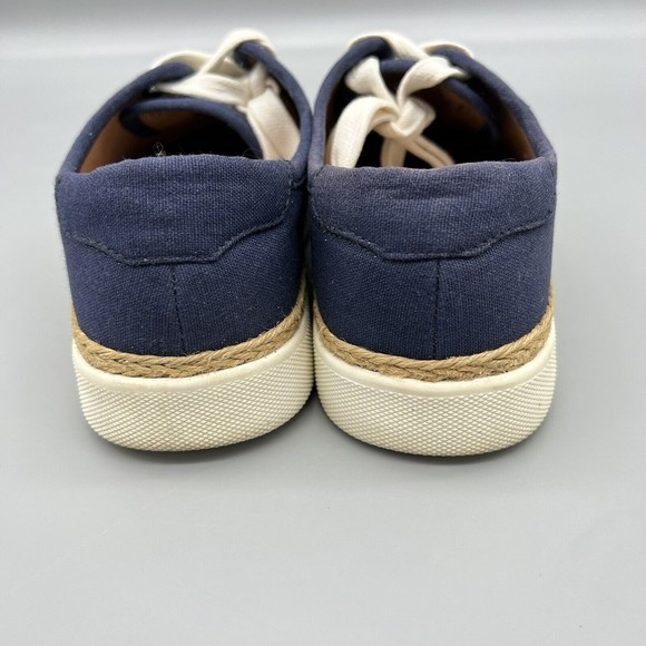 Vionic Womens Sneakers SZ 6 Navy Blue Hattie Boat Shoes Nautical Yacht Fashion - Picture 5 of 8